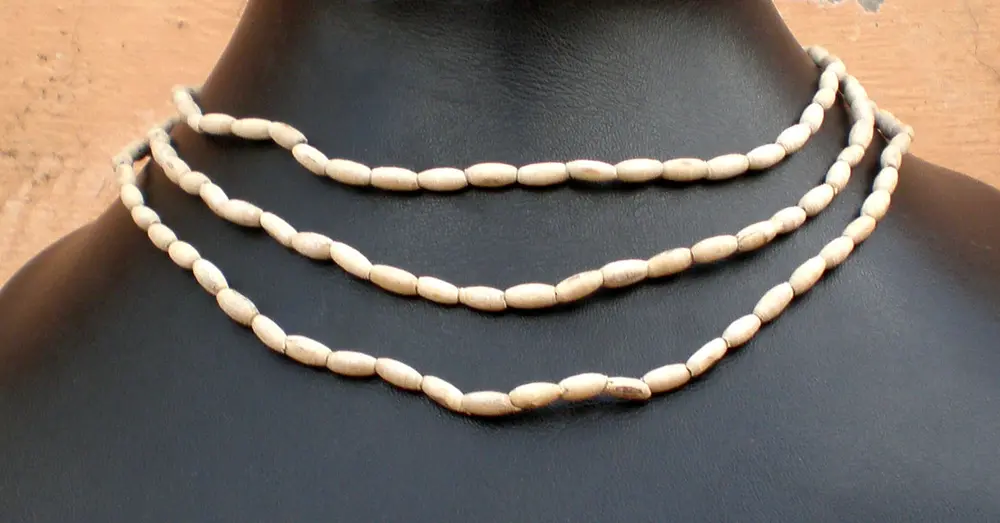 Tulsi Neck Beads - Small Round