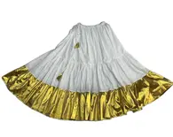 White Petticoat with Gold or Silver Border