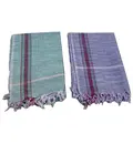 Gamcha, Khadi, large size (195x85cm) -- Traditional Indian Bathing Towel