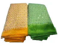 Running Material, 5 meters -- Net Embroidery  from Vrindavan for Custom Use
