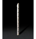 White Metal Decorative Flute, 9\" inch