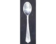 White Metal Spoon