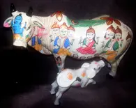 Big Kamadhenu Cow with Calf