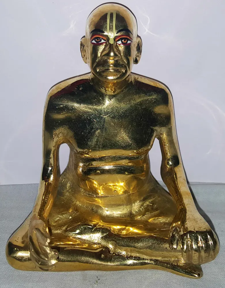 Srila Prabhupada Brass Deity 3\"