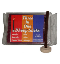 Mixed Pack Dhoop Pure Incense Sticks 3.5"