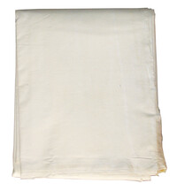 Silk / Cotton Dhoti & Chaddar Set -- No Borders -- Off White