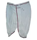 Dhoti White Ready-Made Trouser -- Plain Borders