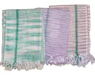 Gamcha, Khadi, medium size (175x90 cm) -- Traditional Indian Bathing Towel