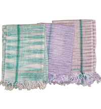 Gamcha, Khadi, medium size (175x90 cm) -- Traditional Indian Bathing Towel