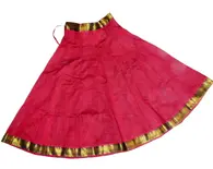 Gopi Dress -- 40 Panel Skirt, Single Color with Gold Border