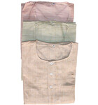 Kurta -- Cotton Khadi, Plain Color Kurta -- Cotton Khadi, Plain Color