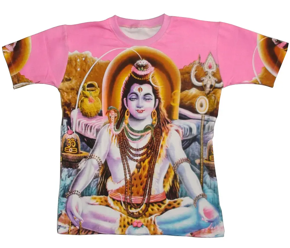 T-Shirt: Krishna Playing Flute -- All over Print