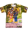 T-Shirt: Radha-Krishna -- All-over print