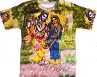 T-Shirt: Radha-Krishna -- All-over print