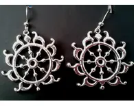 Earrings Sudarshan Chakra (Pair)