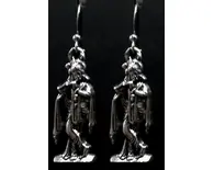 Earrings Krishna Standing With Flute (Pair)