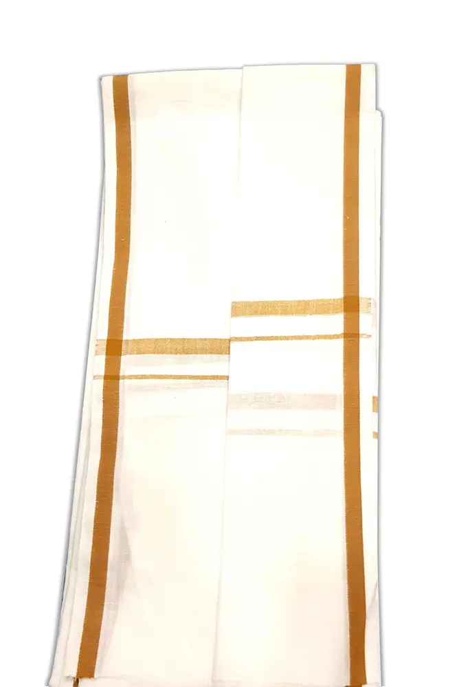 Gamcha, Khadi, large size (195x85cm) -- Traditional Indian Bathing Towel