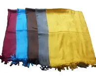 Soft Jute Plain Scarf (27"x29")