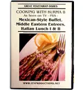 Great Vegetarian Dishes DVD -- Mexican-Style Buffet, Middle Eastern Entrees