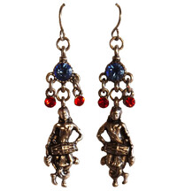 Mridanga Player Earrings