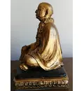 Prabhupada Vyasasana Figure (7.5\") - Gold Antique Finish