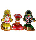 Clothes for Jagannatha, Baladeva and Subhadra Deities