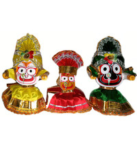 Clothes for Jagannatha, Baladeva and Subhadra Deities