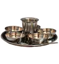 Deity Offering Plates Small Size (7.5\" Stainless Steel)