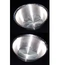 White Metal Bowl for Prasadam Offering (Set of 2)